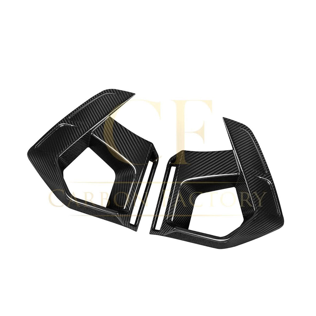 V Style Pre-Preg Carbon Fibre Front Induction Trims for BMW F97 X3M F98 X4M LCI 22-26