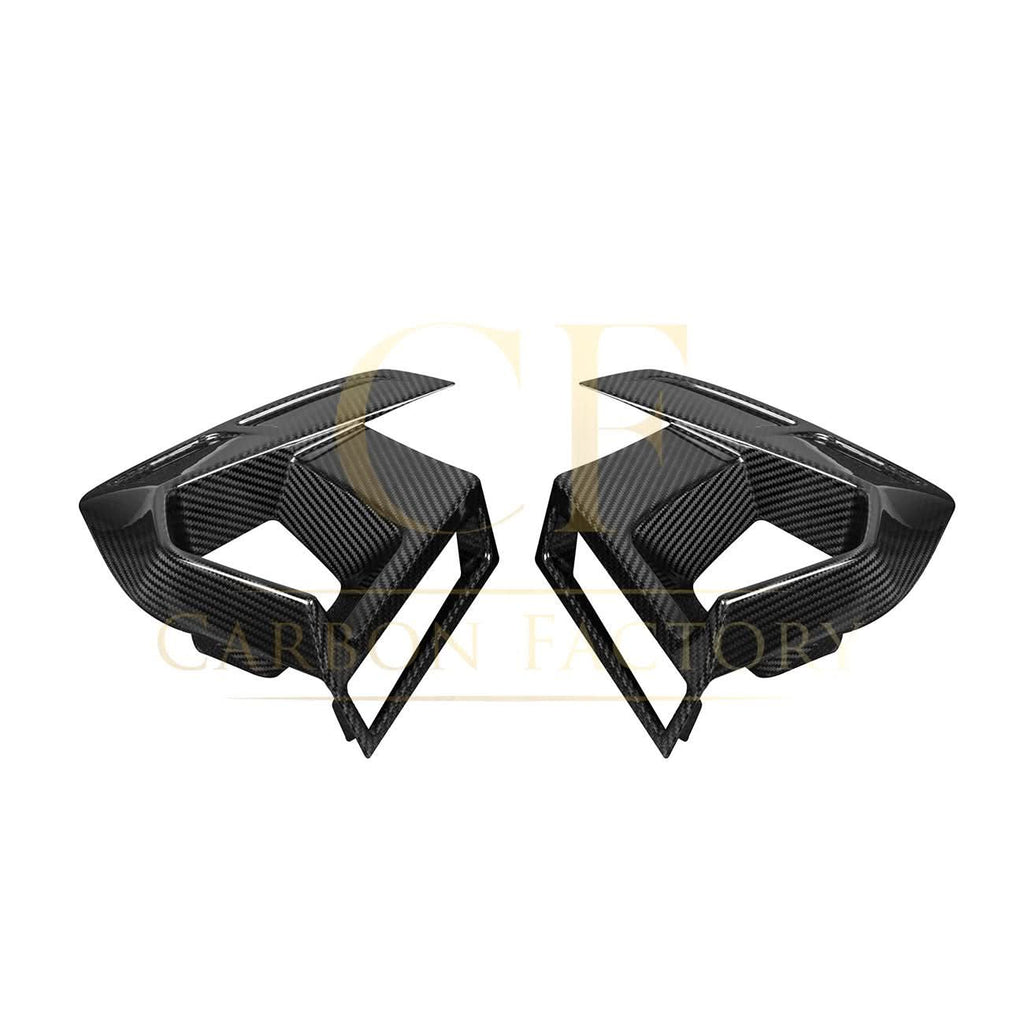 V Style Pre-Preg Carbon Fibre Front Induction Trims for BMW F97 X3M F98 X4M LCI 22-26