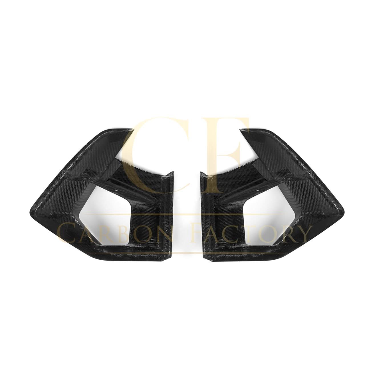 V Style Pre-Preg Carbon Fibre Front Induction Trims for BMW F97 X3M F98 X4M LCI 22-26