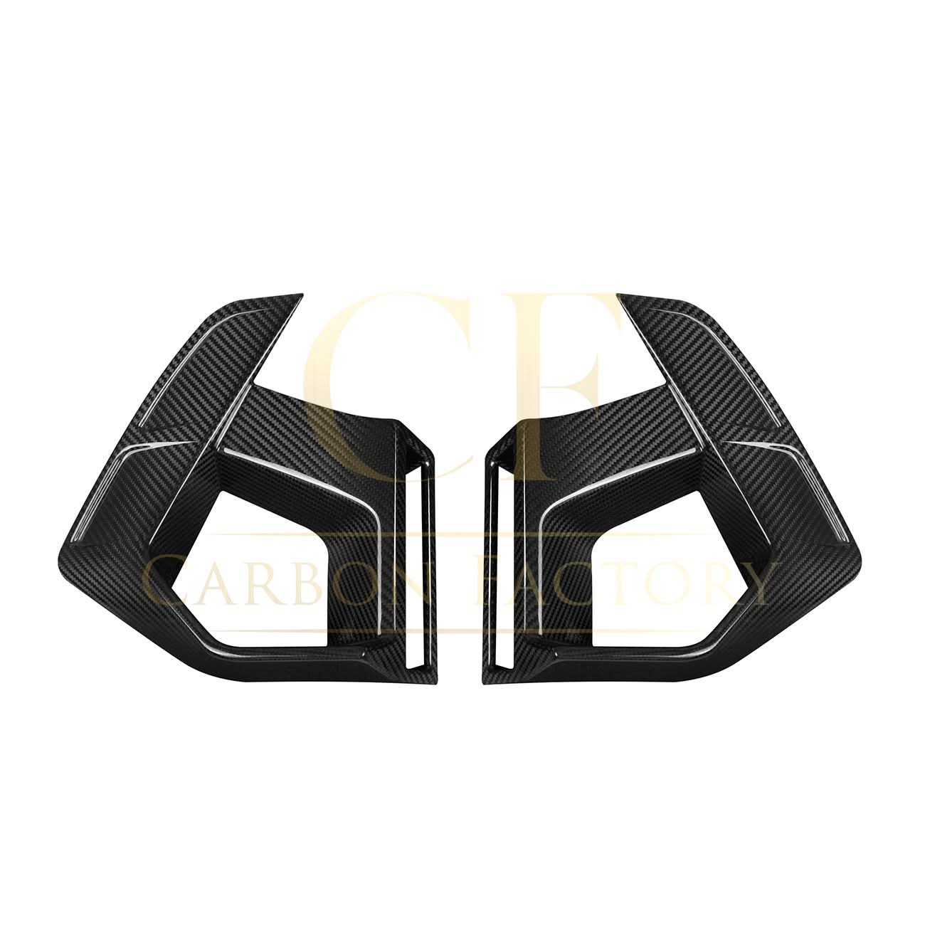 V Style Pre-Preg Carbon Fibre Front Induction Trims for BMW F97 X3M F98 X4M LCI 22-26