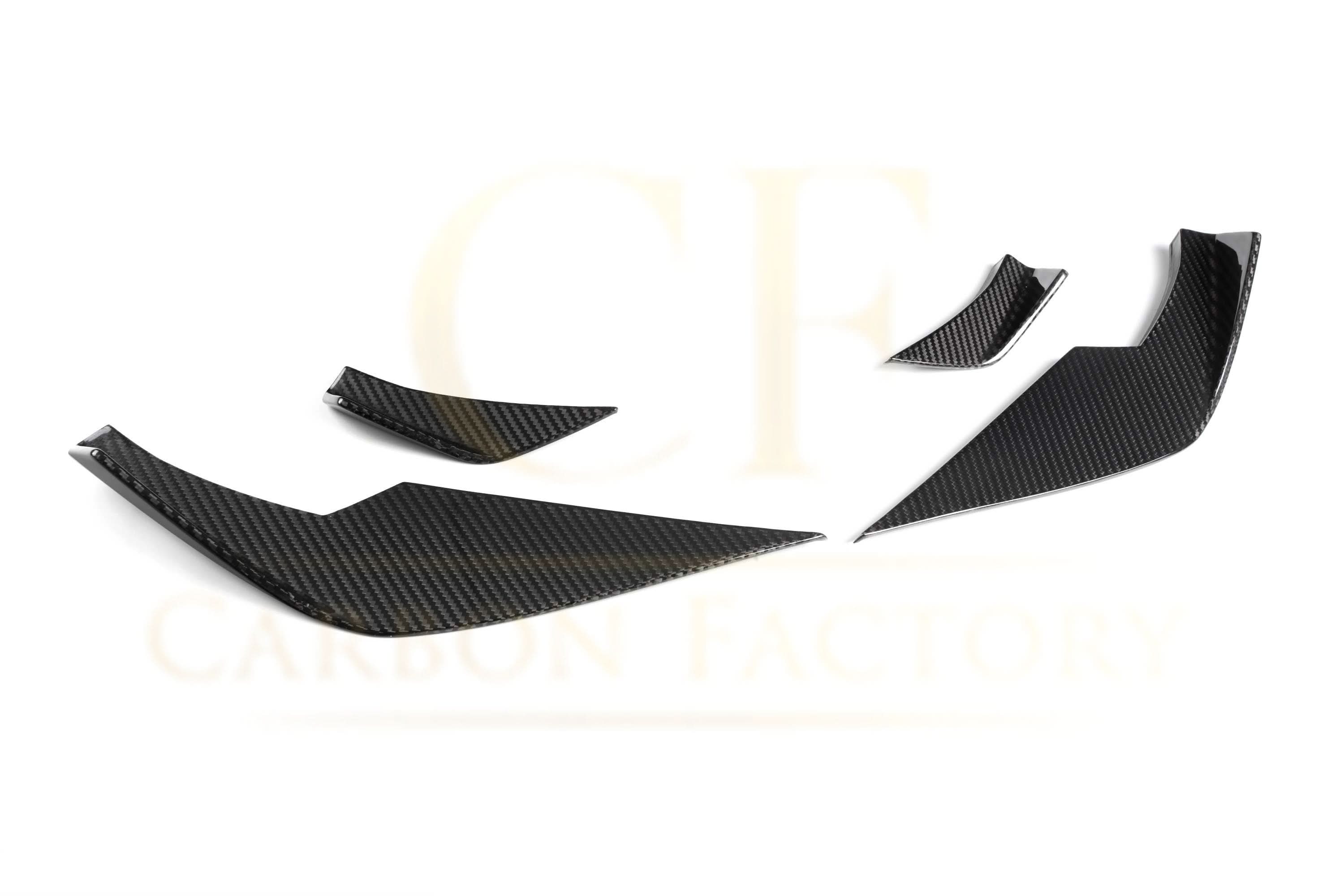 VS Style Pre-Preg Carbon Fibre Front Canards for BMW G80 M3 G82 G83 M4 21-Present