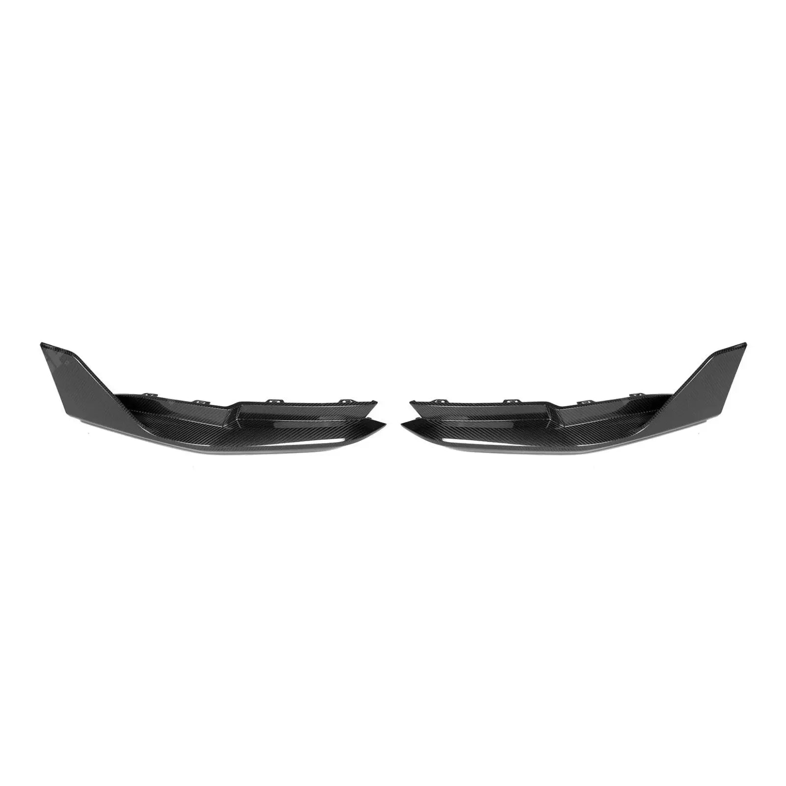 PRE PREG CARBON FIBRE M PERFORMANCE REAR BUMPER WINGLETS For BMW M3 G80