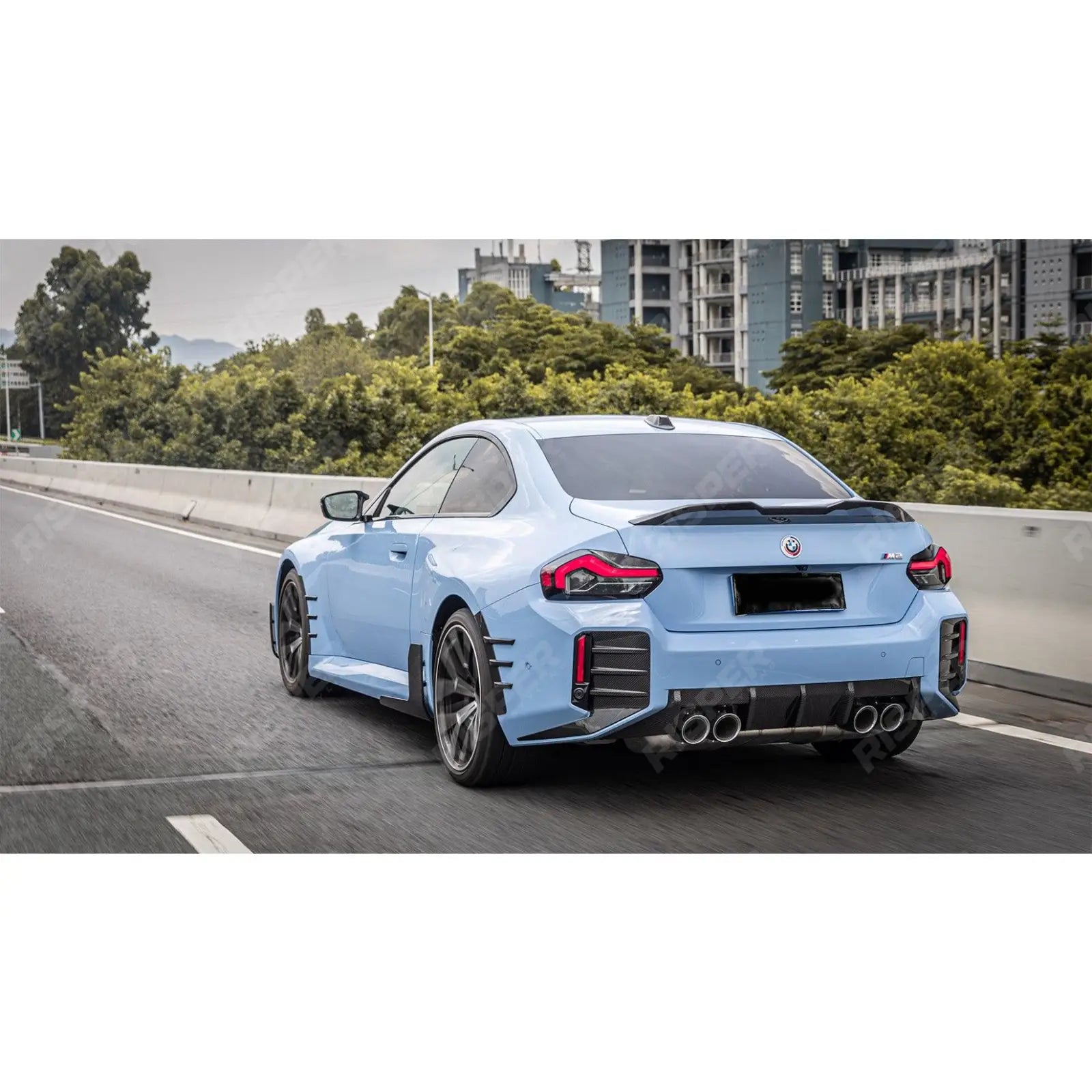 PRE PREG CARBON FIBRE STX STYLE REAR DIFUSER For BMW M2 G87 2023+