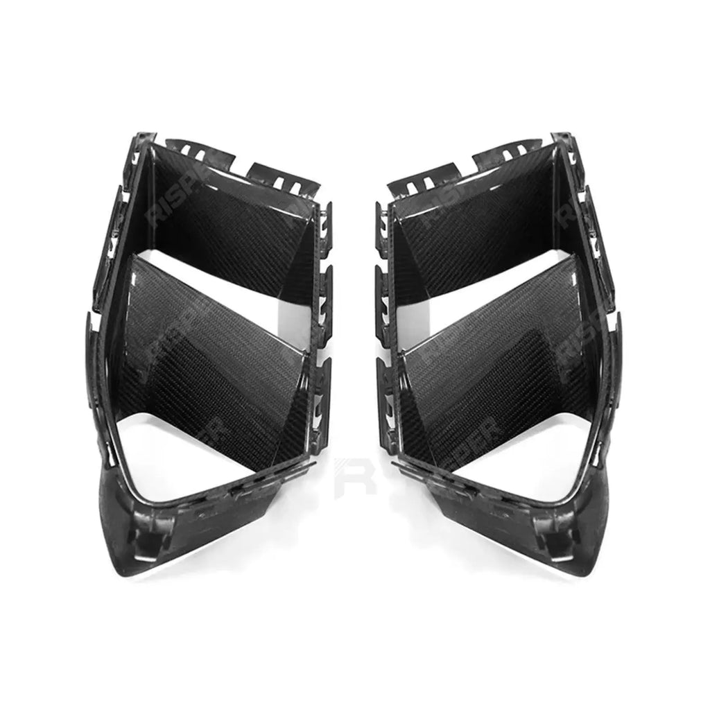 Pre Preg Carbon Fibre Performance Style Front Intake Ducts For BMW M3 M4 G80 G82 G83