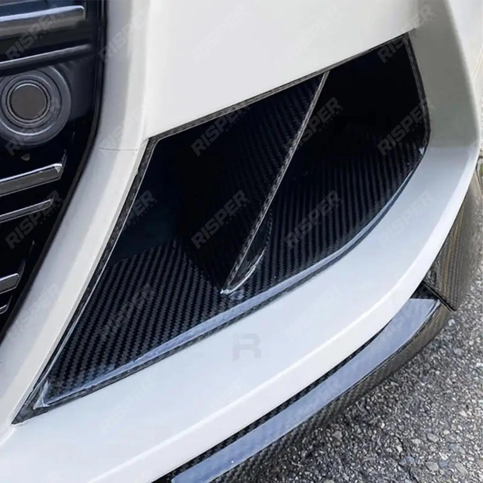 Pre Preg Carbon Fibre Performance Style Front Intake Ducts For BMW M3 M4 G80 G82 G83