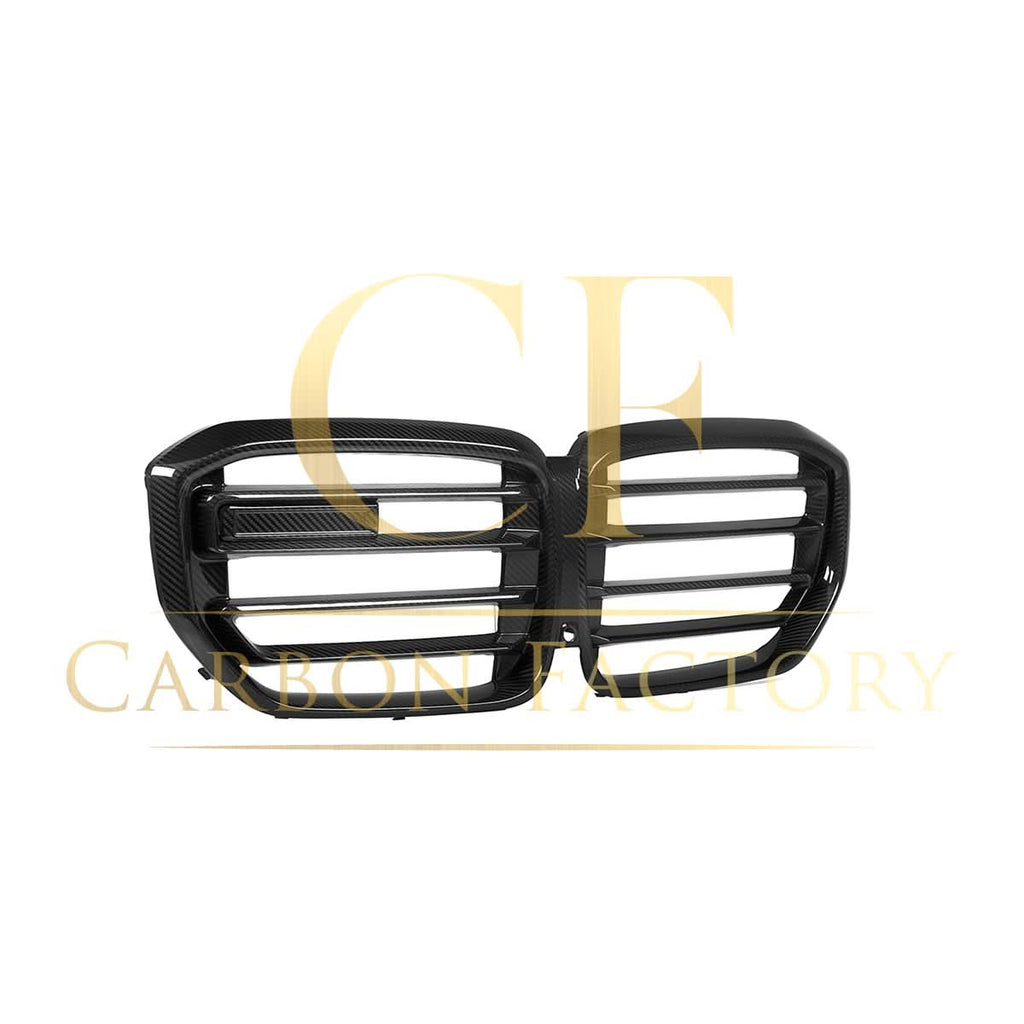 CF Style Pre-preg Carbon Fibre Front Grille for BMW G05 X5 LCI 23-25