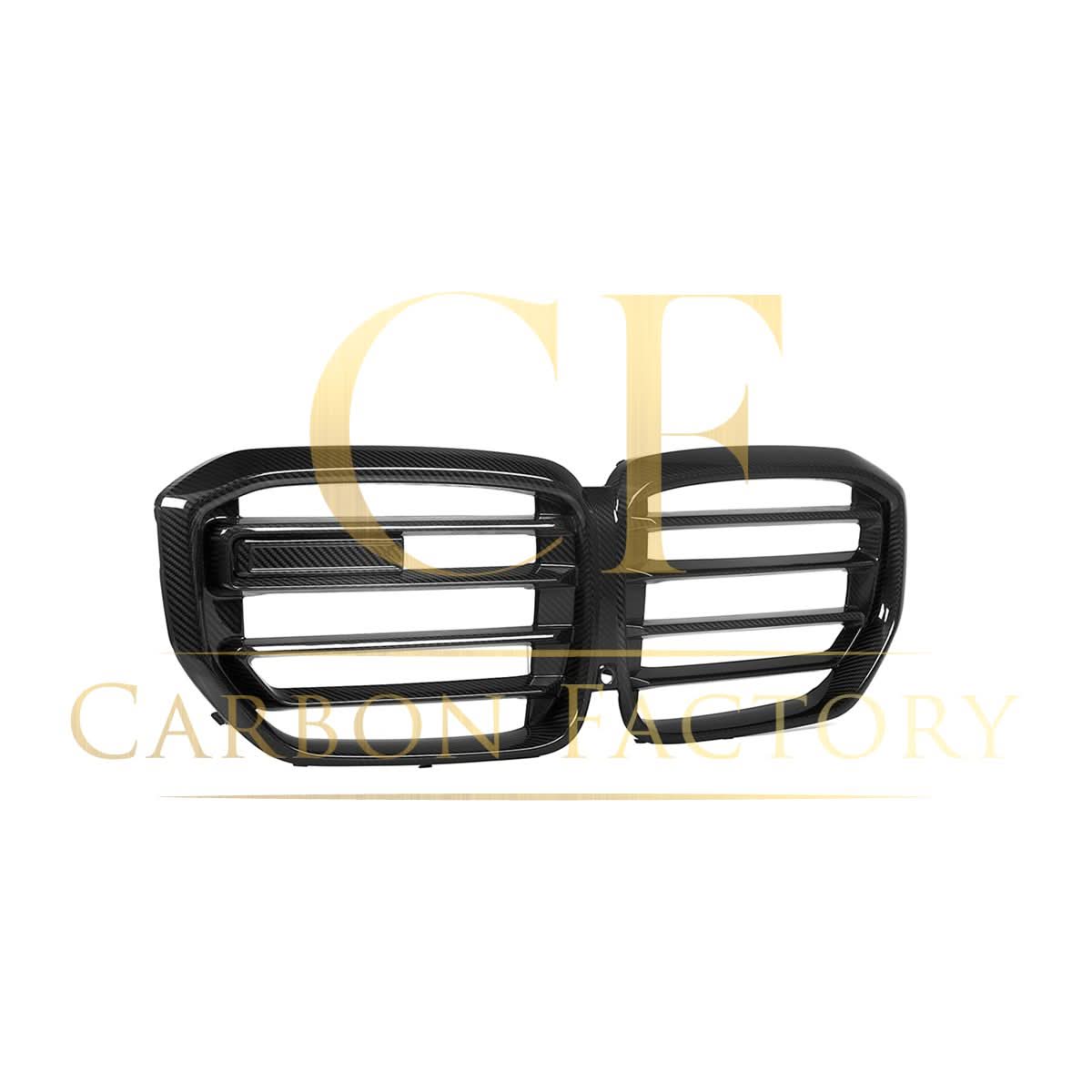 CF Style Pre-preg Carbon Fibre Front Grille for BMW G05 X5 LCI 23-25