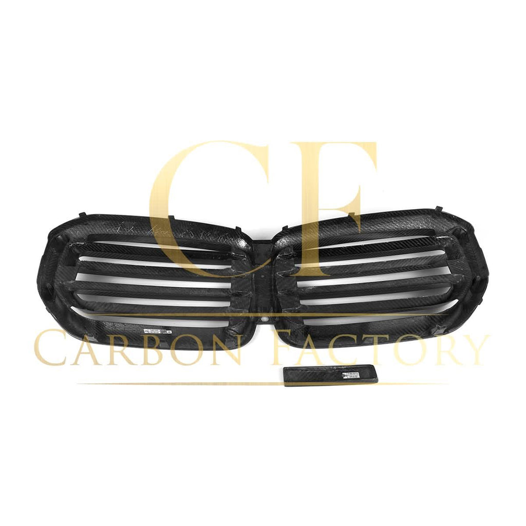 CF Style Pre-preg Carbon Fibre Front Grille for BMW G05 X5 LCI 23-25
