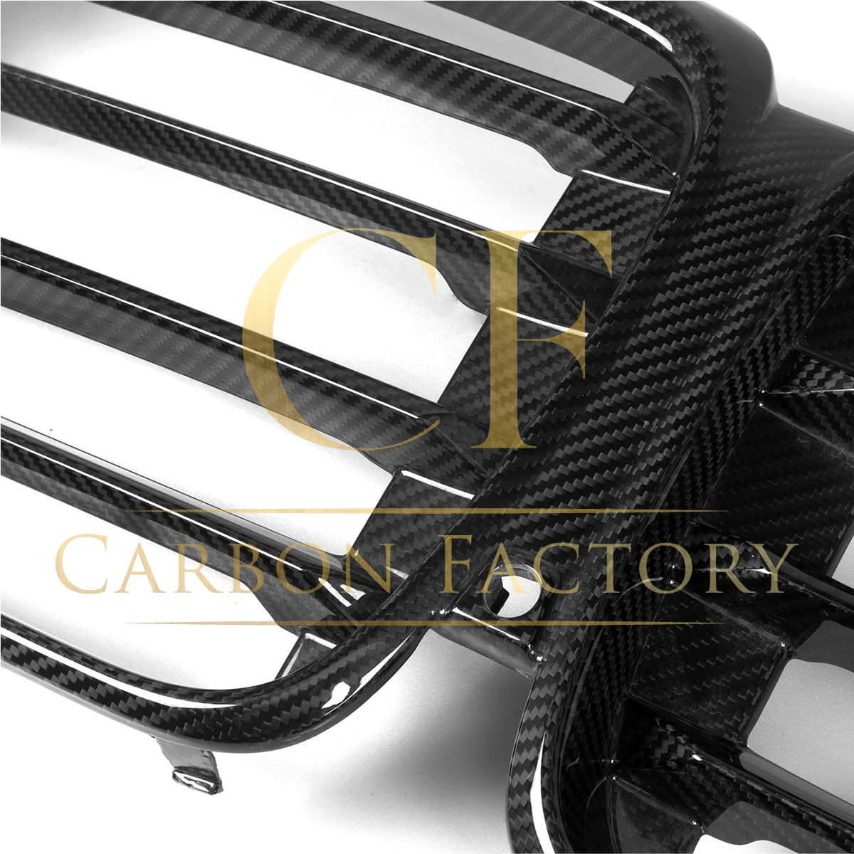 CF Style Pre-preg Carbon Fibre Front Grille for BMW G05 X5 LCI 23-25