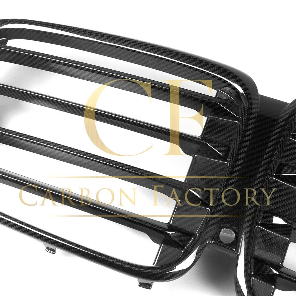 CF Style Pre-preg Carbon Fibre Front Grille for BMW G05 X5 LCI 23-25