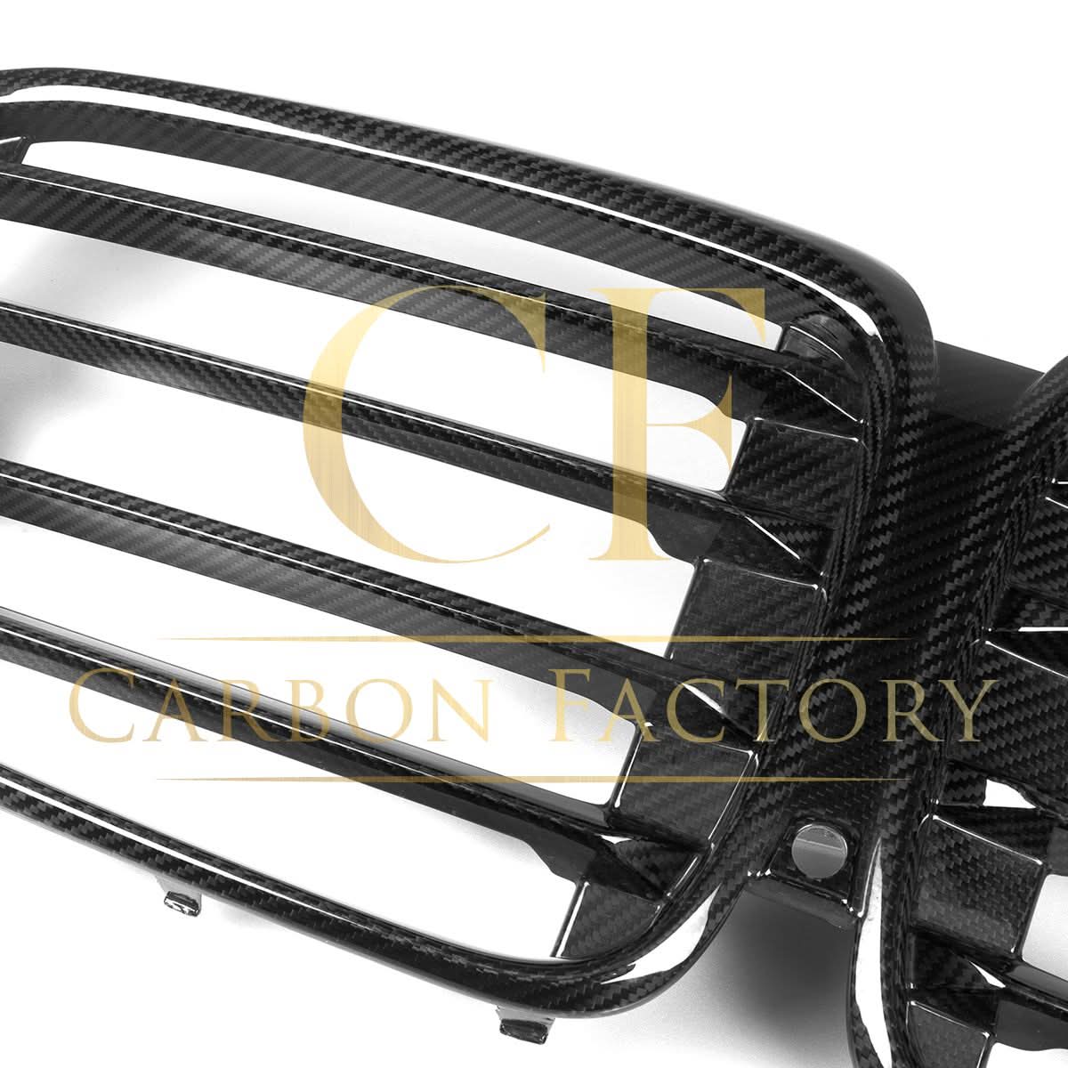 CF Style Pre-preg Carbon Fibre Front Grille for BMW G05 X5 LCI 23-25