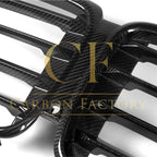 CF Style Pre-preg Carbon Fibre Front Grille for BMW G05 X5 LCI 23-25