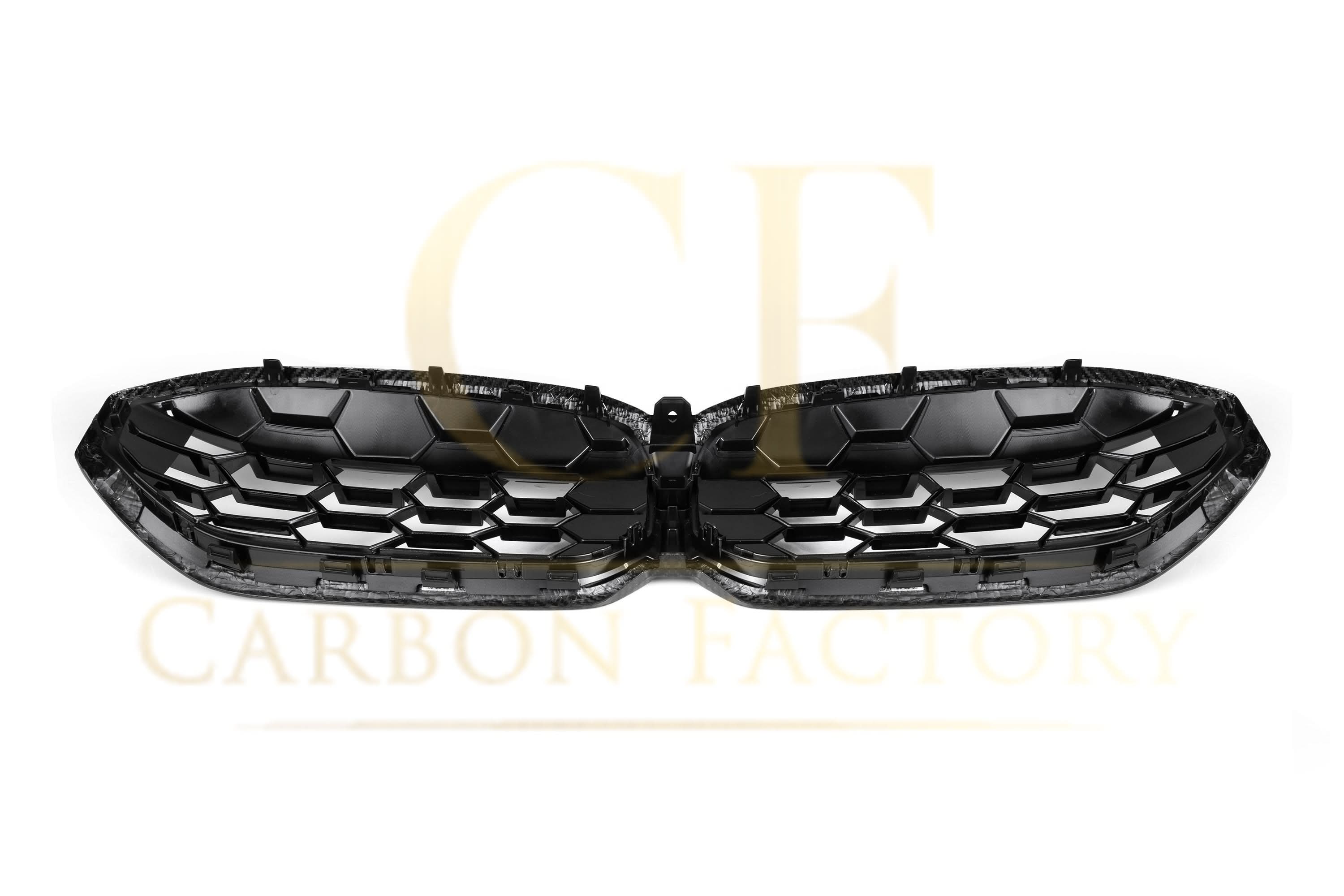Diamond Style Pre-Preg Carbon Fibre Front Grille for BMW G20 G21 G28 3 Series LCI 22-24