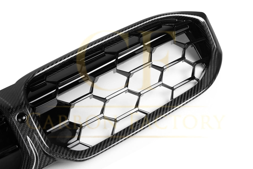 Diamond Style Pre-Preg Carbon Fibre Front Grille for BMW G20 G21 G28 3 Series LCI 22-24