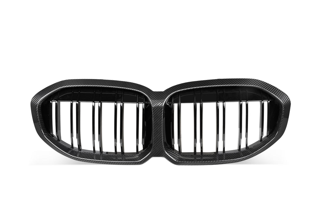 Double Slat Pre-Preg Carbon Fibre Front Grille for BMW F40 1 Series 19-24