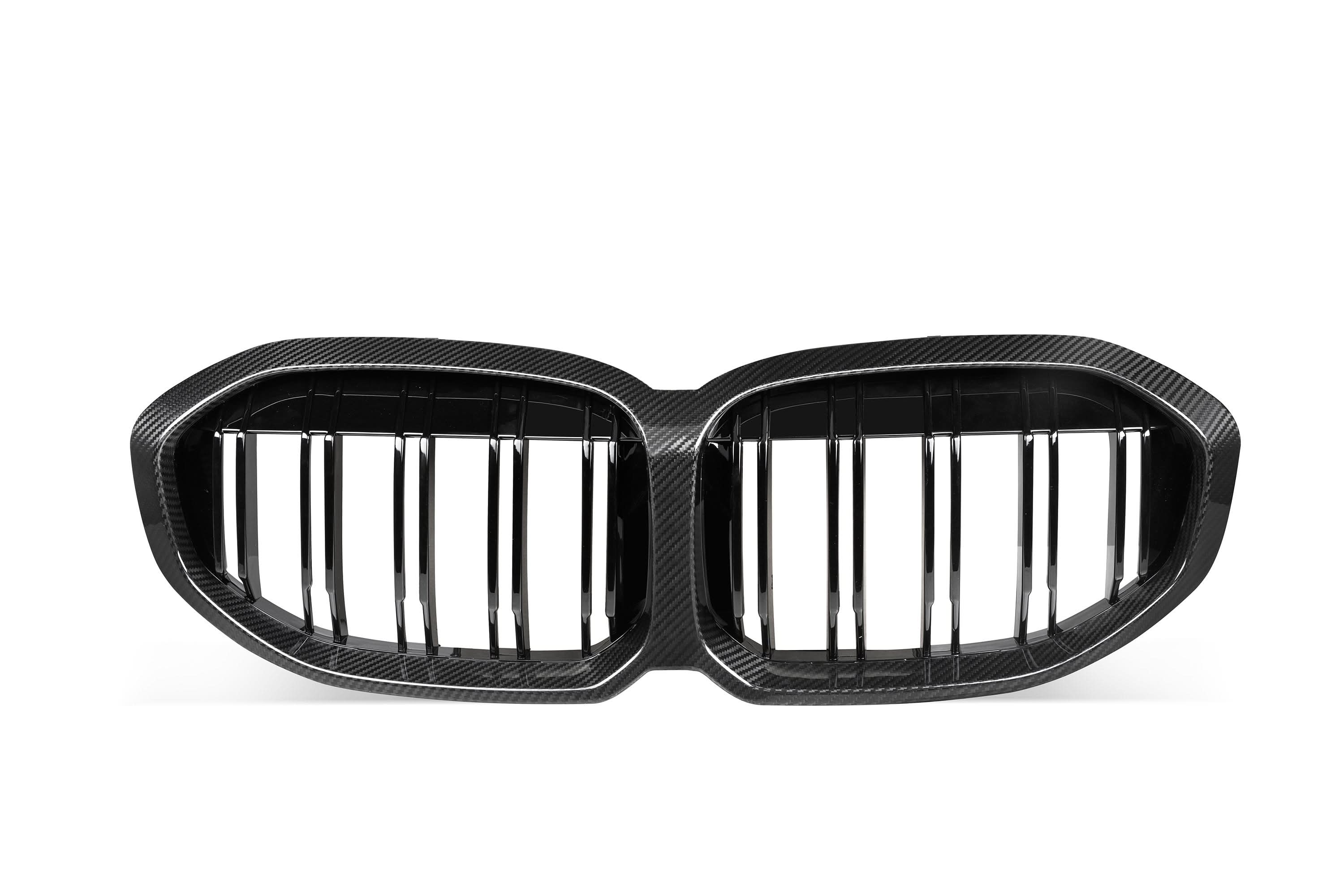 Double Slat Pre-Preg Carbon Fibre Front Grille for BMW F40 1 Series 19-24