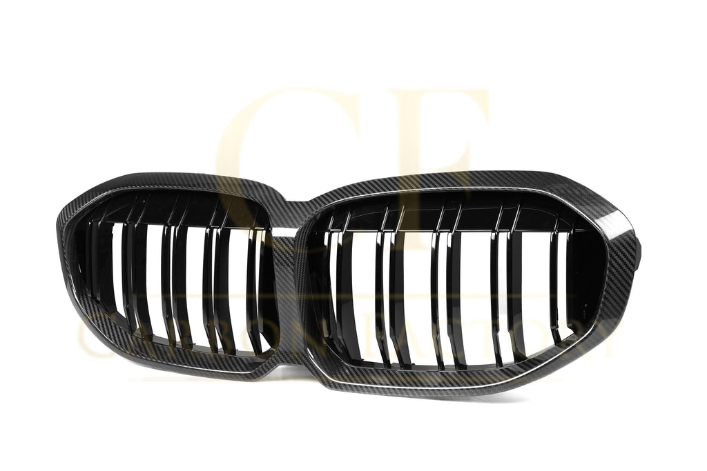 Double Slat Pre-Preg Carbon Fibre Front Grille for BMW F40 1 Series 19-24
