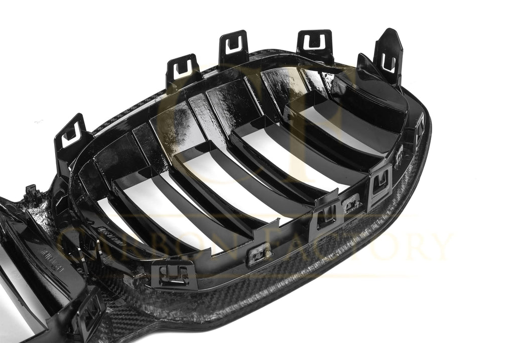 Double Slat Pre-Preg Carbon Fibre Front Grille for BMW F40 1 Series 19-24