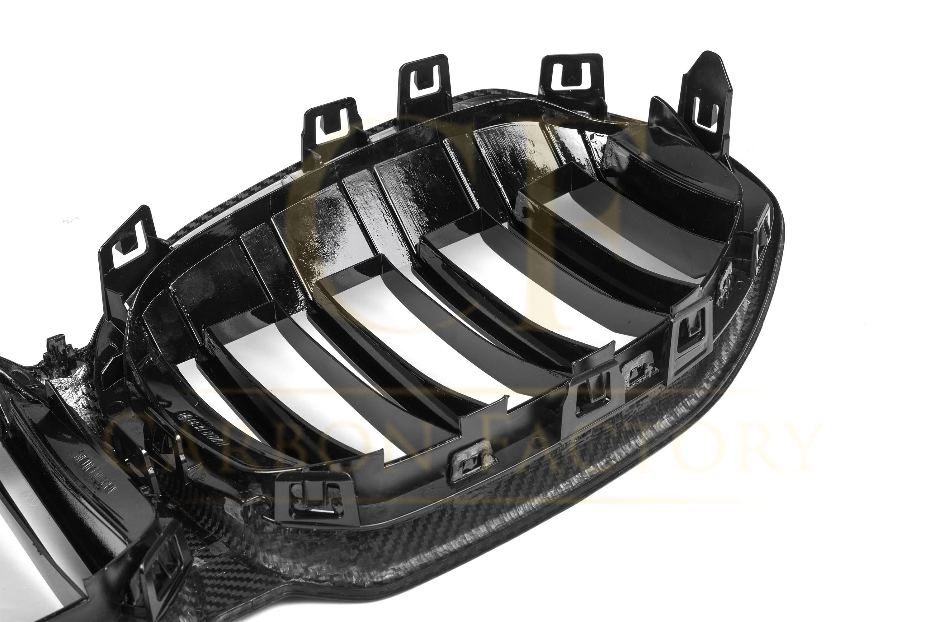 Double Slat Pre-Preg Carbon Fibre Front Grille for BMW F40 1 Series 19-24