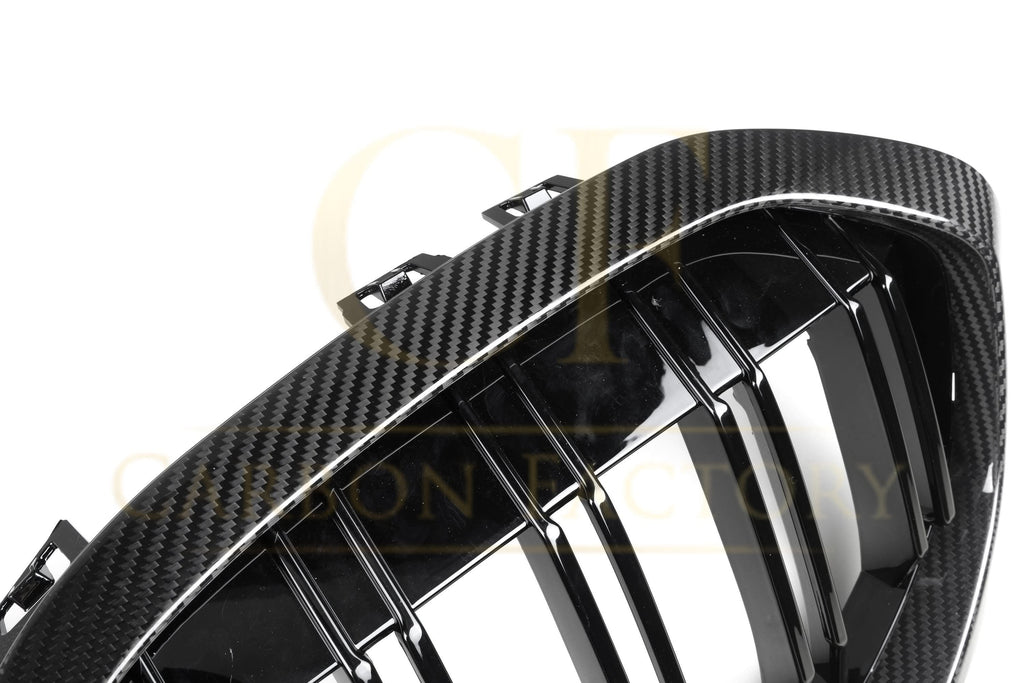 Double Slat Pre-Preg Carbon Fibre Front Grille for BMW F40 1 Series 19-24