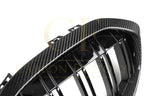 Double Slat Pre-Preg Carbon Fibre Front Grille for BMW F40 1 Series 19-24