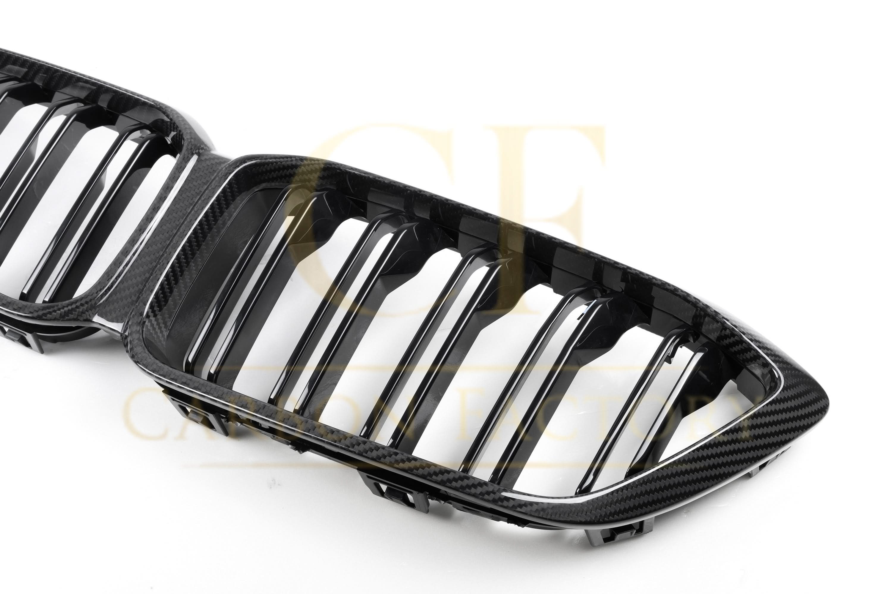 Double Slat Pre-preg Carbon Fibre Front Grille for BMW F87 M2C LCI Competition 13-20
