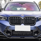 Double Slat Pre-Preg Carbon Fibre Front Grille for BMW F97 X3M F98 X4M LCI 22-26