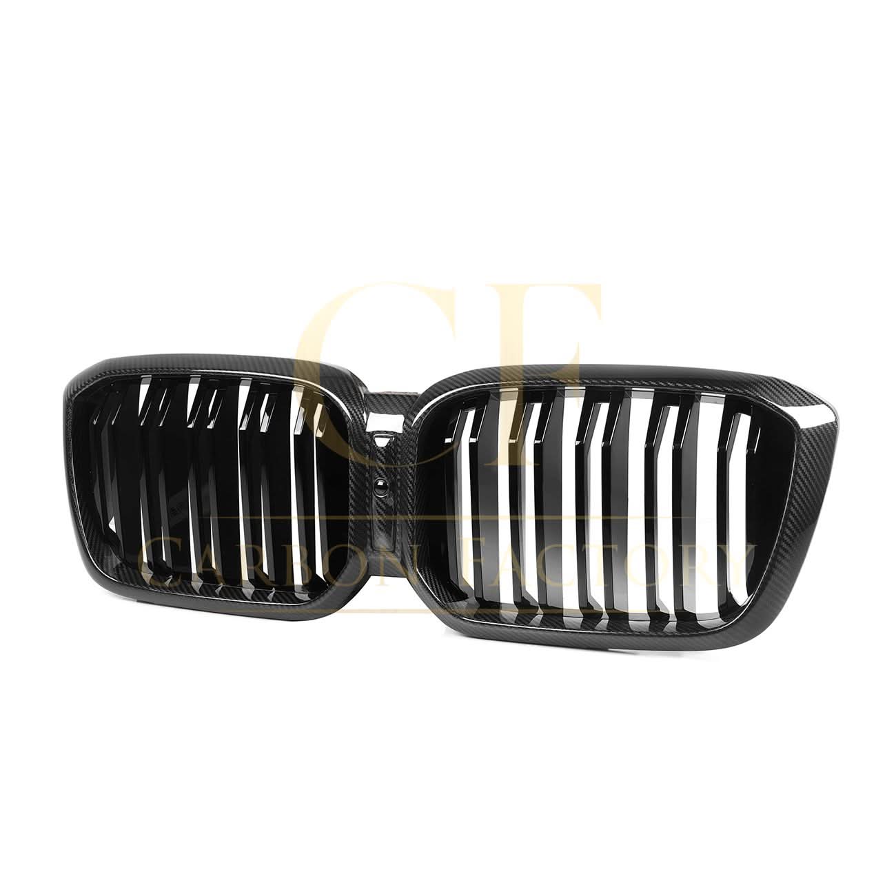 Double Slat Pre-Preg Carbon Fibre Front Grille for BMW F97 X3M F98 X4M LCI 22-26