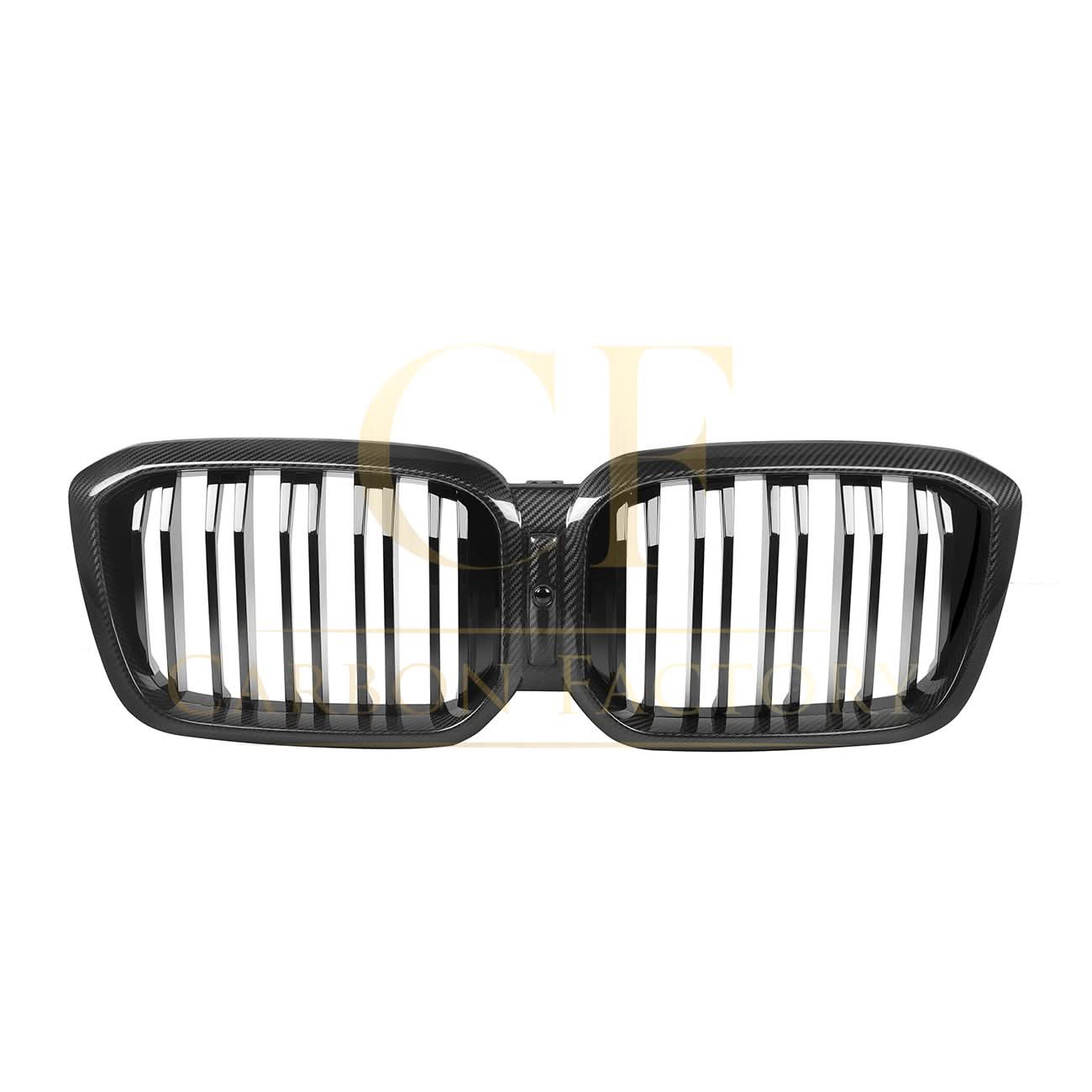 Double Slat Pre-Preg Carbon Fibre Front Grille for BMW F97 X3M F98 X4M LCI 22-26