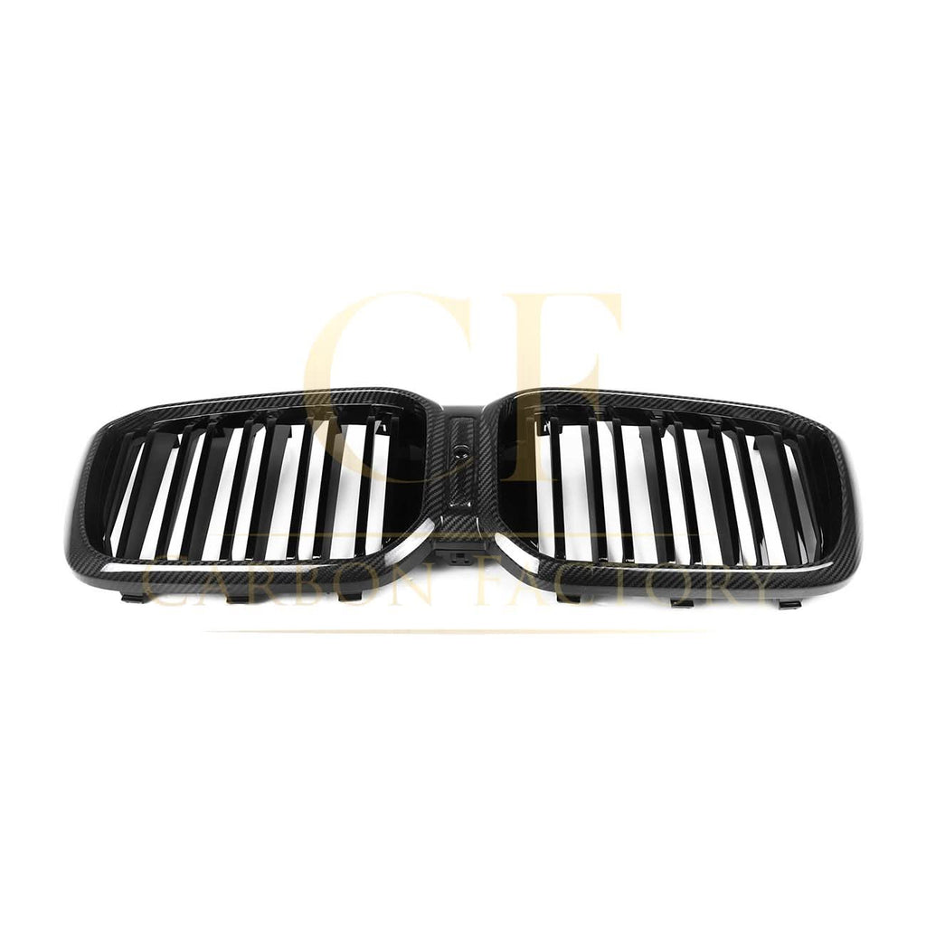 Double Slat Pre-Preg Carbon Fibre Front Grille for BMW F97 X3M F98 X4M LCI 22-26