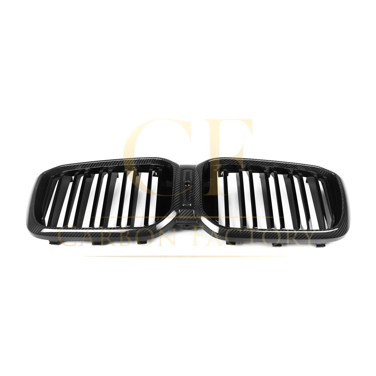 Double Slat Pre-Preg Carbon Fibre Front Grille for BMW F97 X3M F98 X4M LCI 22-26
