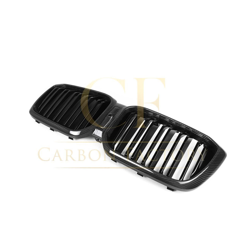 Double Slat Pre-Preg Carbon Fibre Front Grille for BMW F97 X3M F98 X4M LCI 22-26