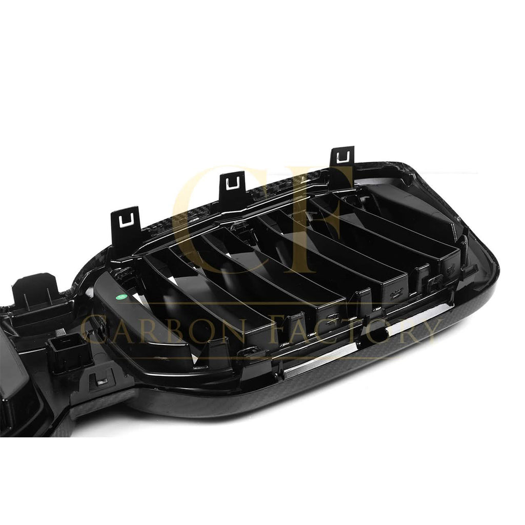 Double Slat Pre-Preg Carbon Fibre Front Grille for BMW F97 X3M F98 X4M LCI 22-26