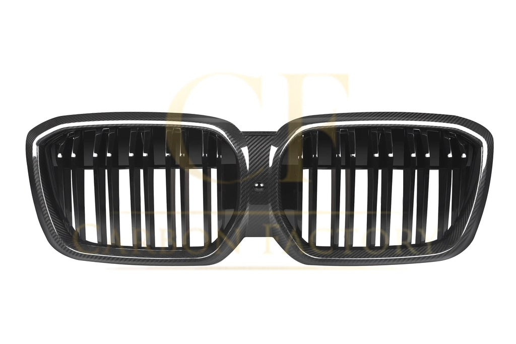 Double Slat Pre-Preg Carbon Fibre Front Grille for BMW G08 IX3 LCI 22-25