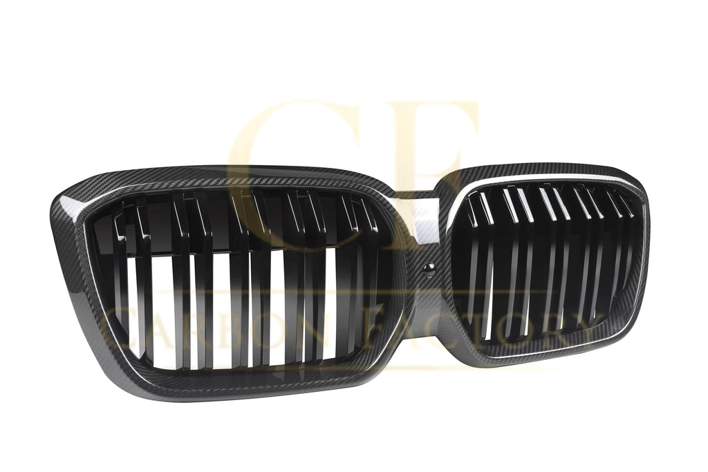 Double Slat Pre-Preg Carbon Fibre Front Grille for BMW G08 IX3 LCI 22-25