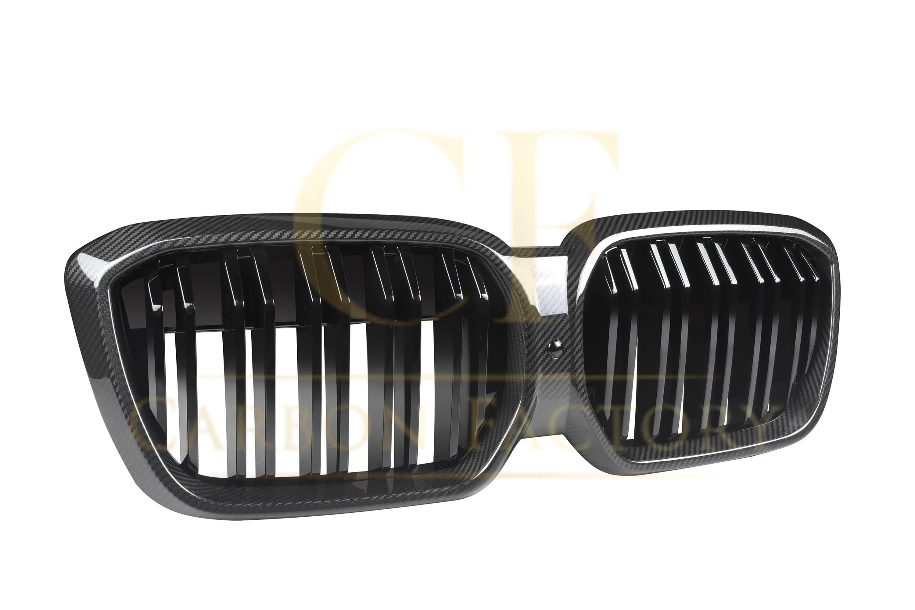 Double Slat Pre-Preg Carbon Fibre Front Grille for BMW G08 IX3 LCI 22-25
