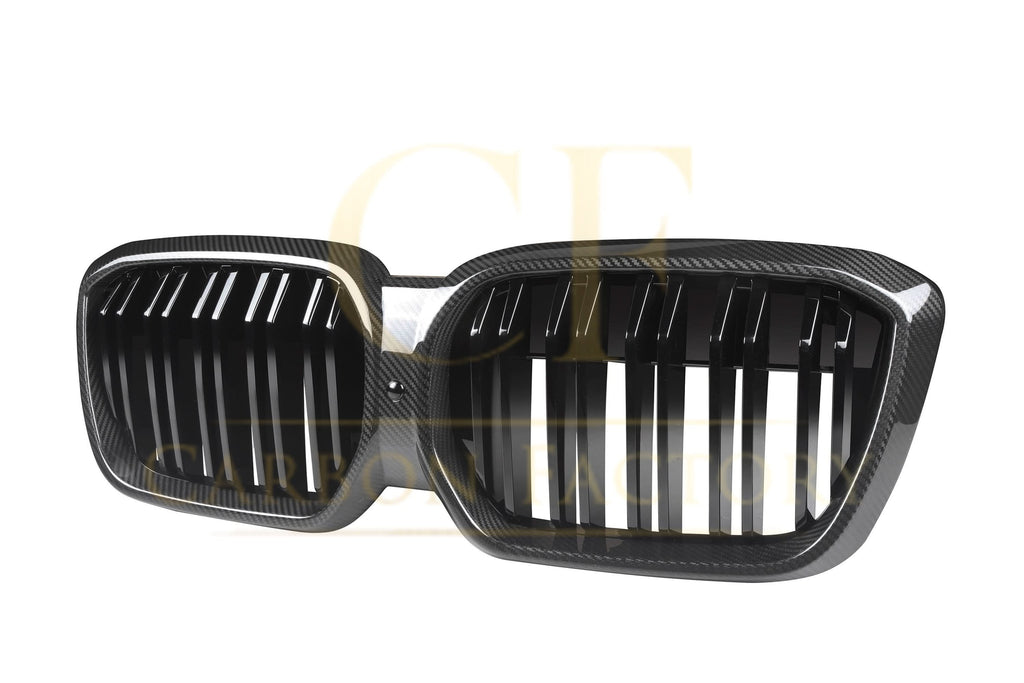 Double Slat Pre-Preg Carbon Fibre Front Grille for BMW G08 IX3 LCI 22-25