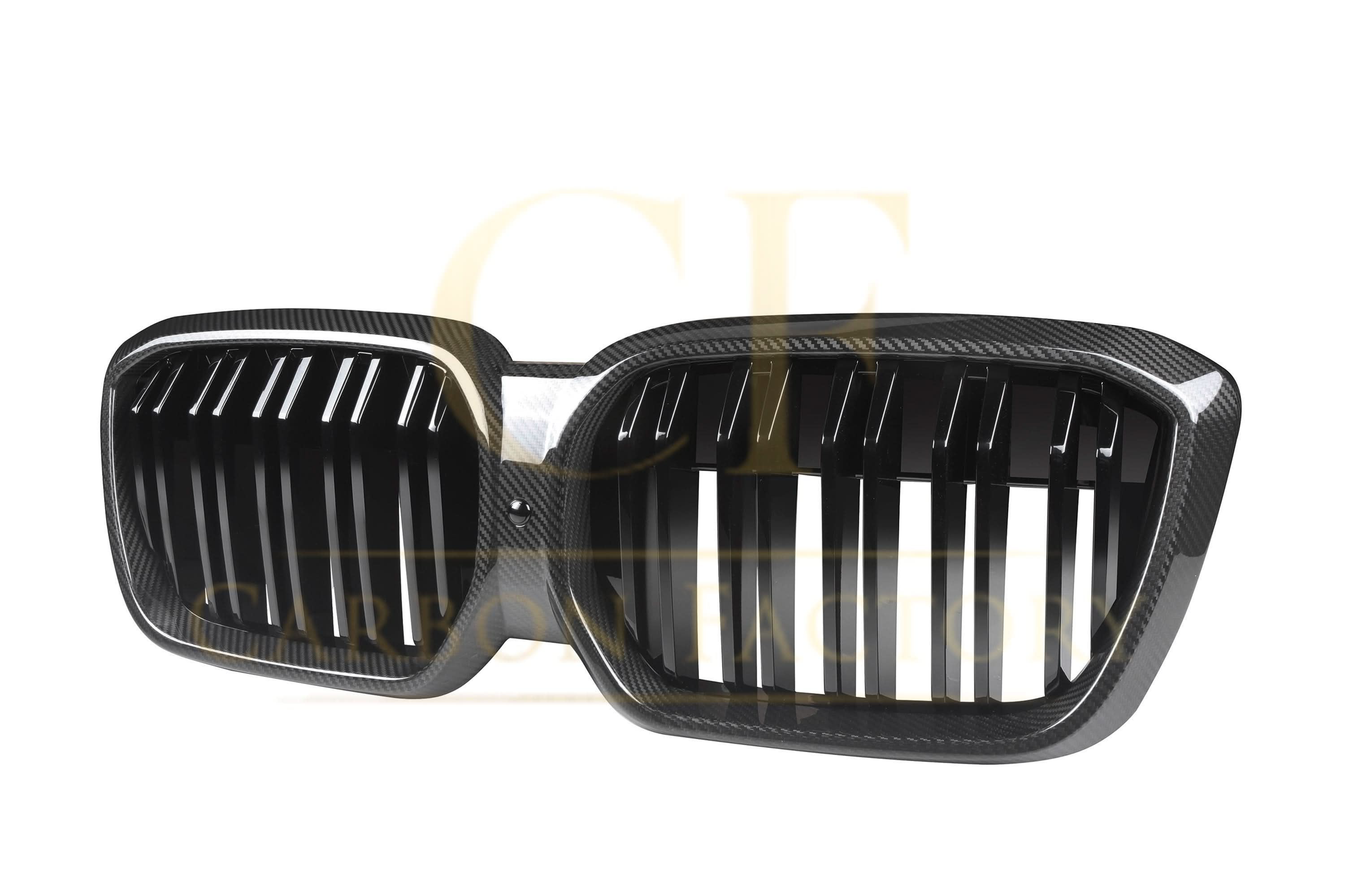 Double Slat Pre-Preg Carbon Fibre Front Grille for BMW G08 IX3 LCI 22-25