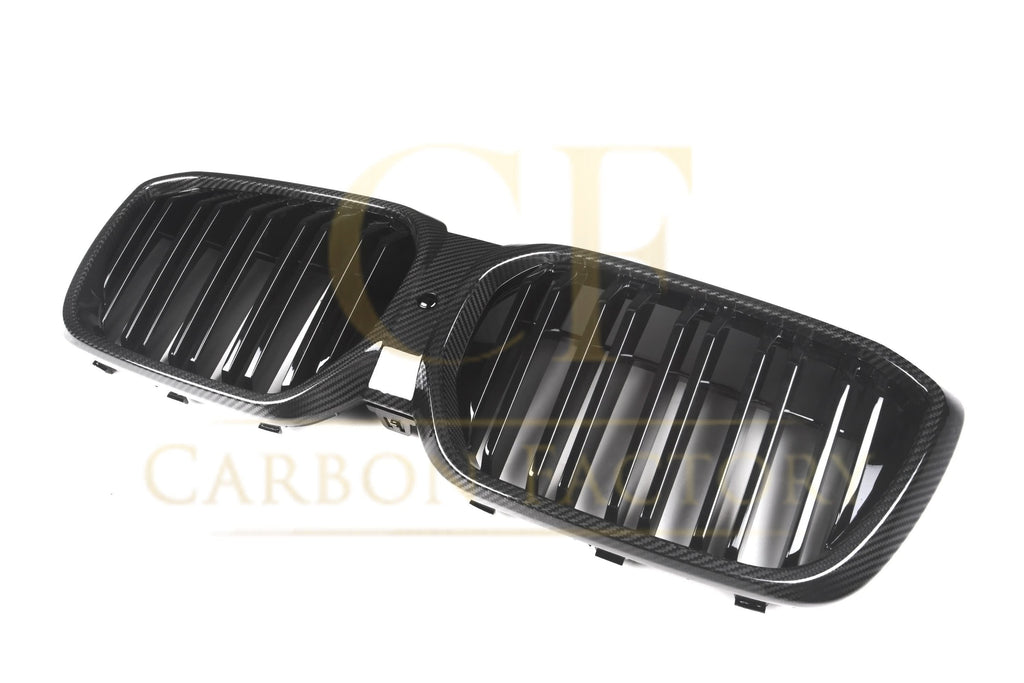 Double Slat Pre-Preg Carbon Fibre Front Grille for BMW G08 IX3 LCI 22-25
