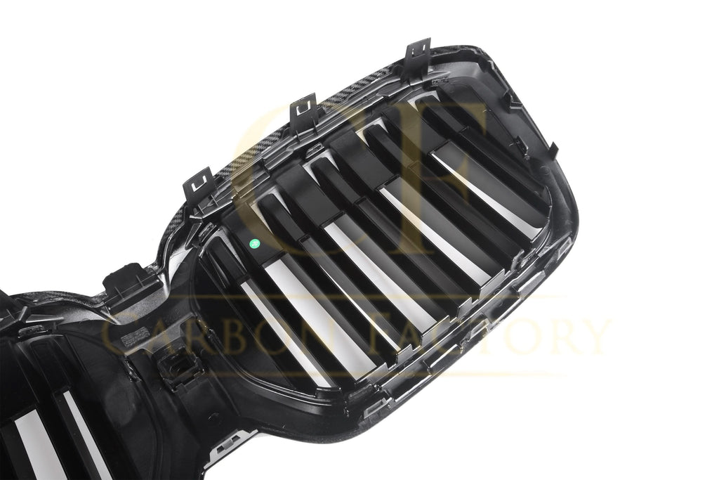 Double Slat Pre-Preg Carbon Fibre Front Grille for BMW G08 IX3 LCI 22-25