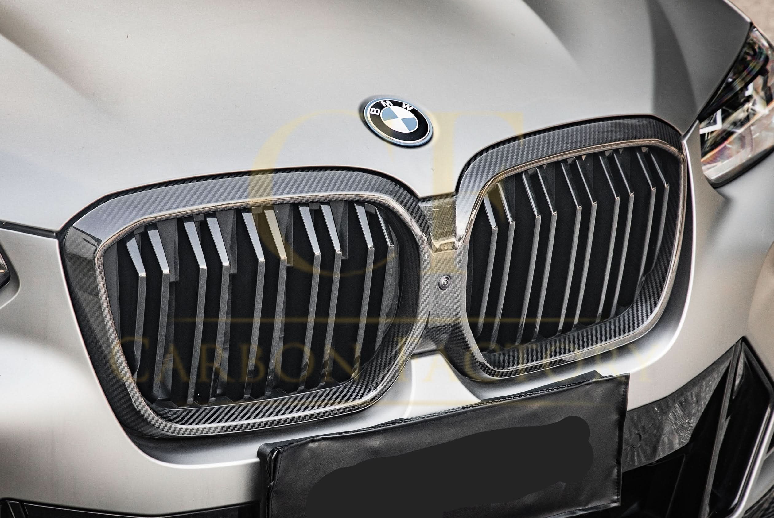 Double Slat Pre-Preg Carbon Fibre Front Grille for BMW G08 IX3 LCI 22-25