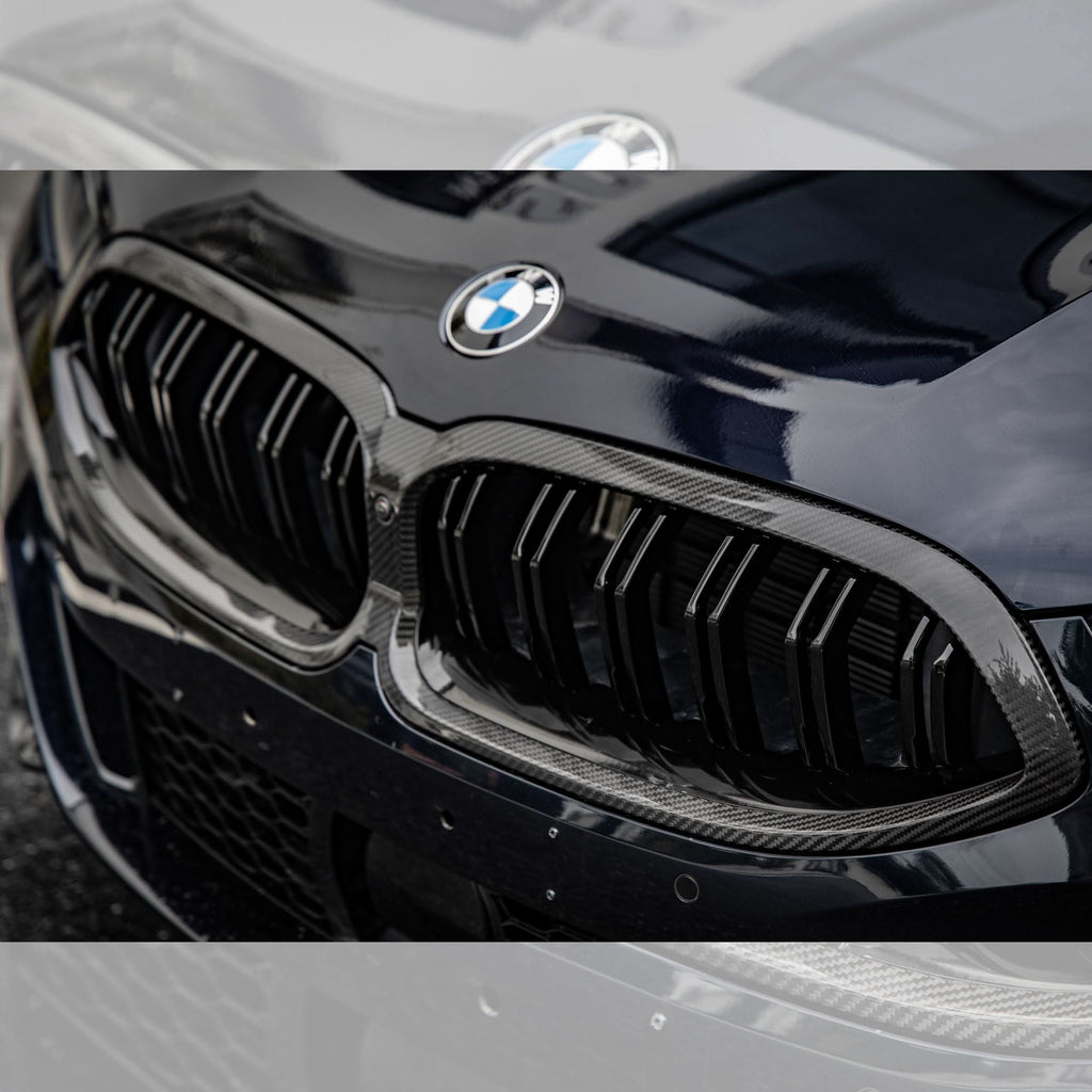 Double Slat Pre-preg Carbon Fibre Front Grille for BMW G14 G15 G16 8 Series LCI 23-24