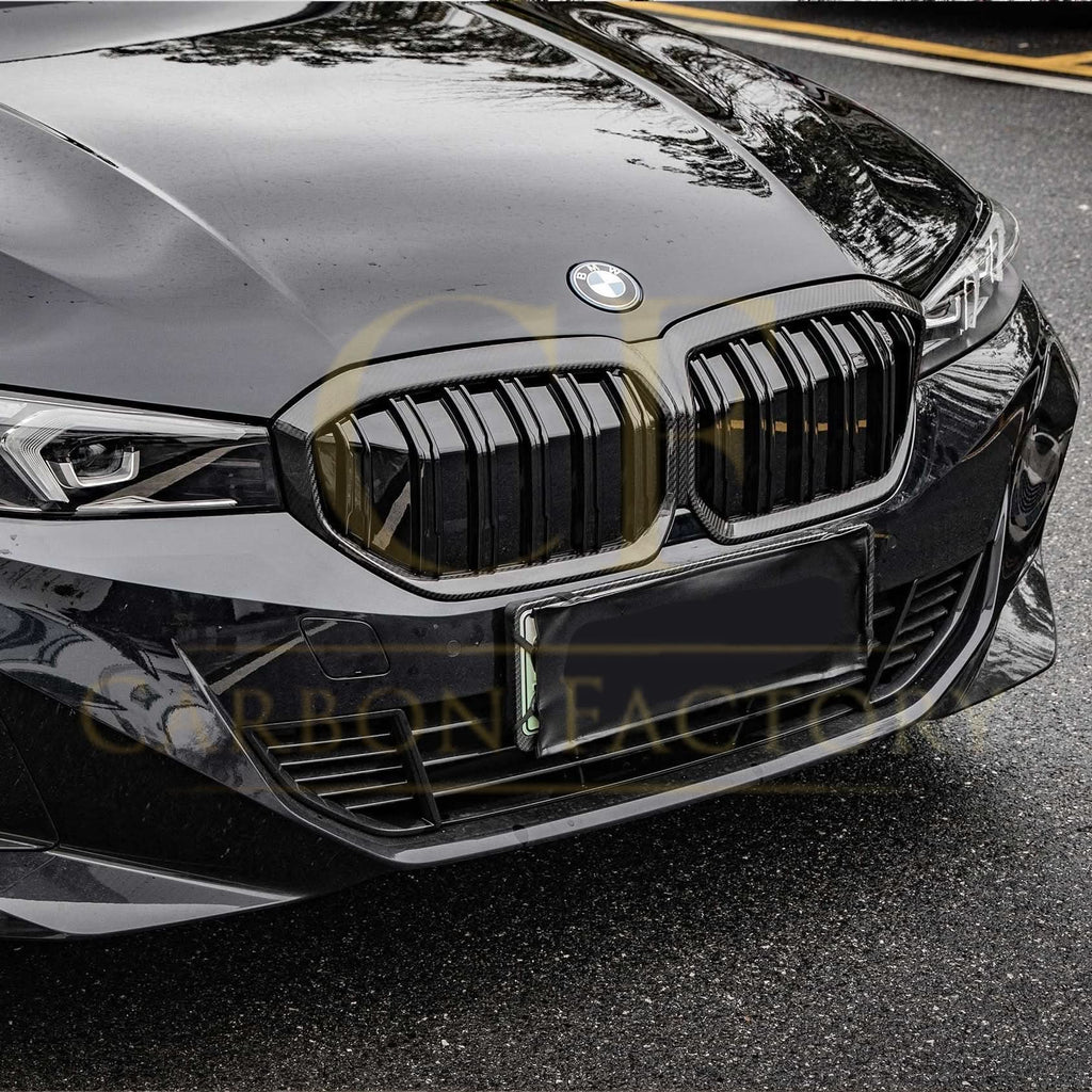 Double Slat Pre-Preg Carbon Fibre Front Grille for BMW i3 23-25