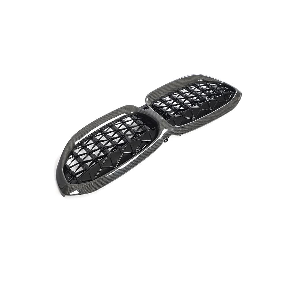 Meteor Style Carbon Fibre Front Grille for BMW G20 G21 3 Series 19-22
