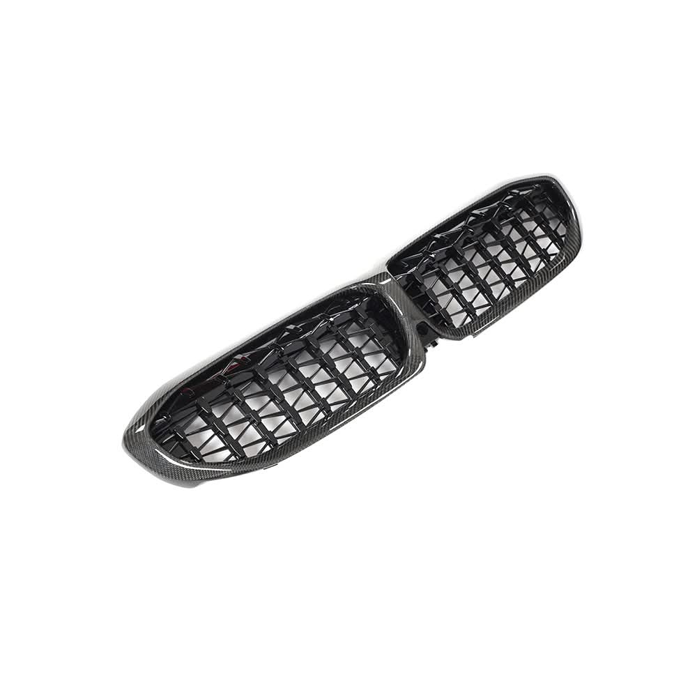 Meteor Style Carbon Fibre Front Grille for BMW G20 G21 3 Series 19-22