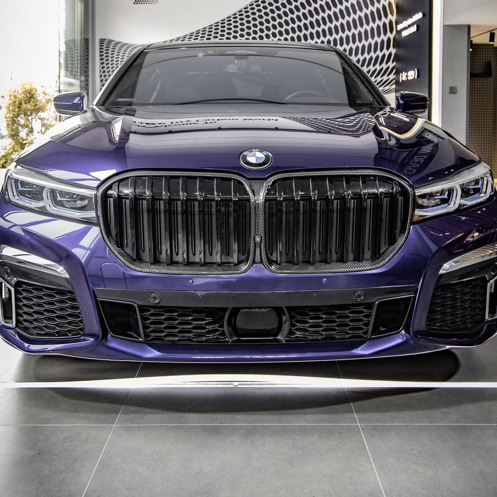 Pre-Preg Carbon Fibre Front Grille for BMW G11 G12 7 Series LCI 20-23