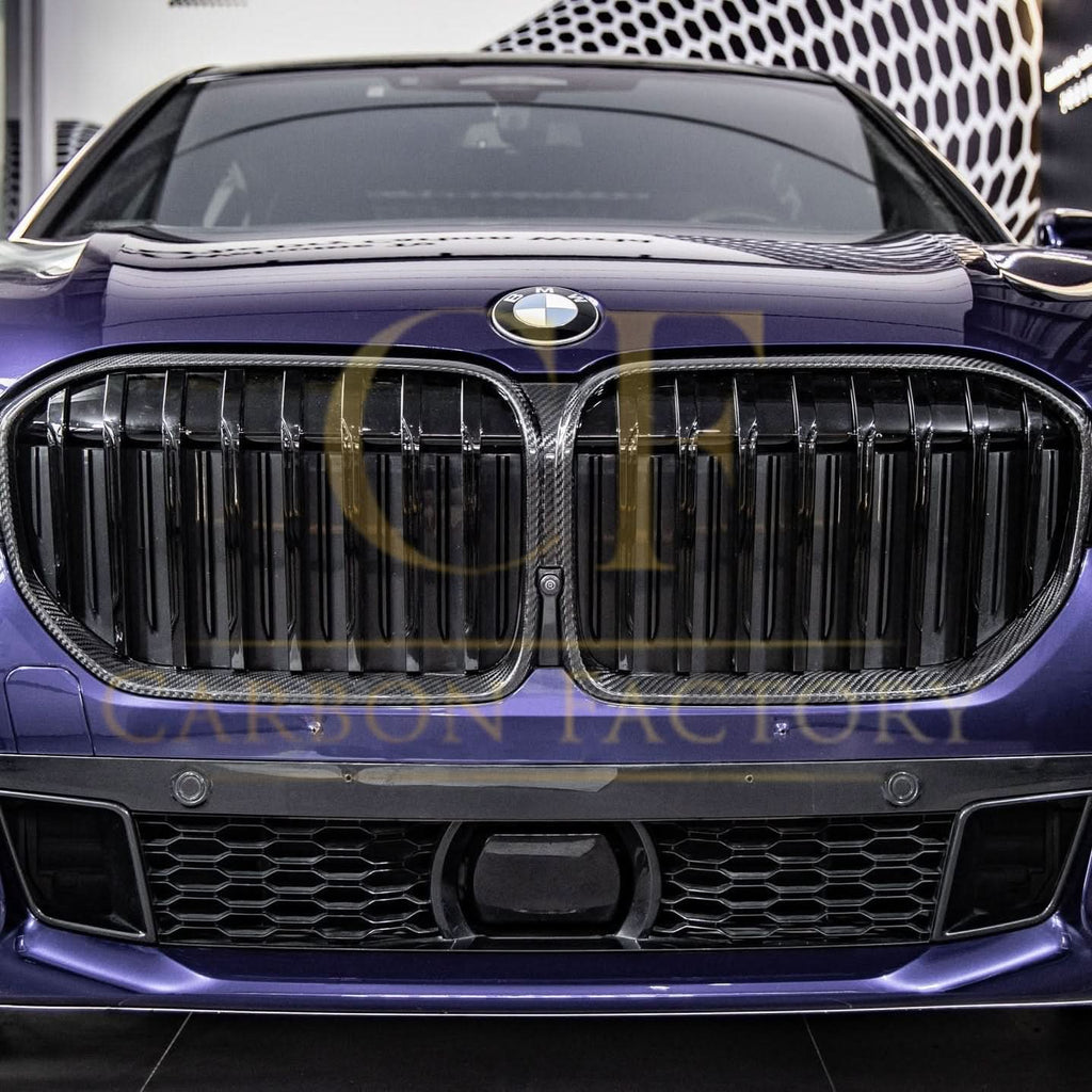 Pre-Preg Carbon Fibre Front Grille for BMW G11 G12 7 Series LCI 20-23