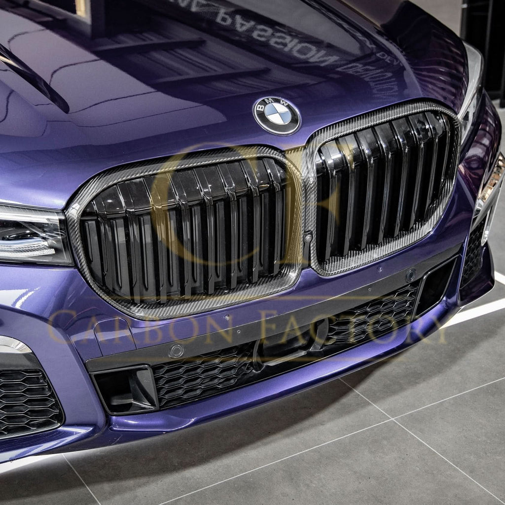 Pre-Preg Carbon Fibre Front Grille for BMW G11 G12 7 Series LCI 20-23