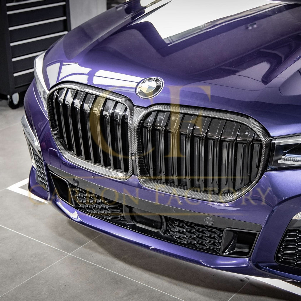 Pre-Preg Carbon Fibre Front Grille for BMW G11 G12 7 Series LCI 20-23