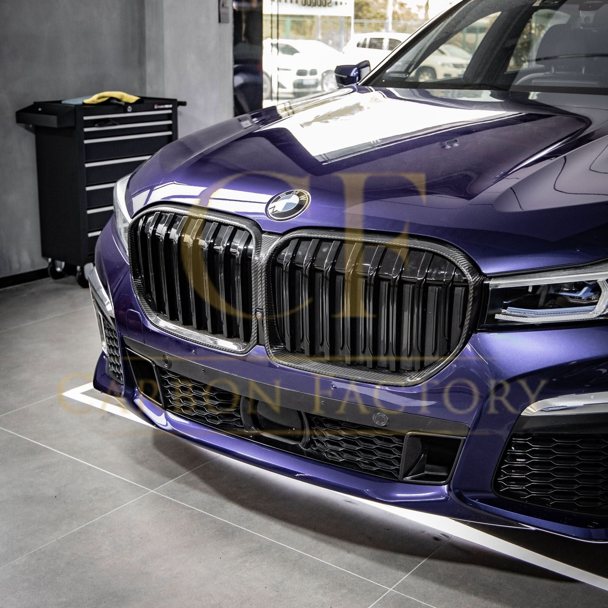 Pre-Preg Carbon Fibre Front Grille for BMW G11 G12 7 Series LCI 20-23